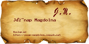 Jónap Magdolna névjegykártya